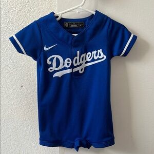 Authentic Dodgers Infant Jersey Romper